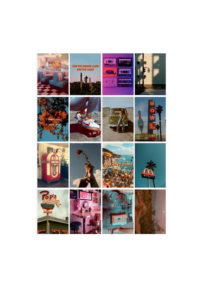 Poster Set 18 Voyager Tasarım Bowl Duvar Kağıdı