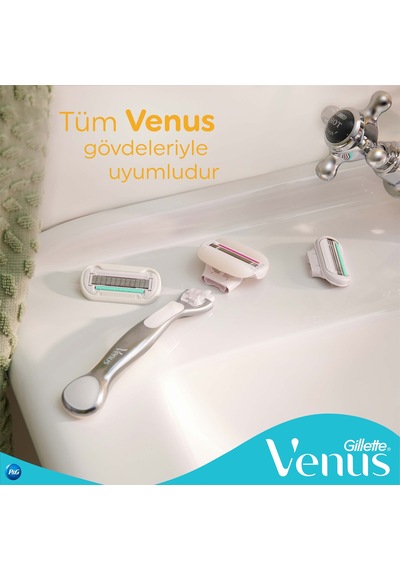 Gillette Venus Comfortglide Olay Tıraş Bıçağı + Yedek Başlık 2'li