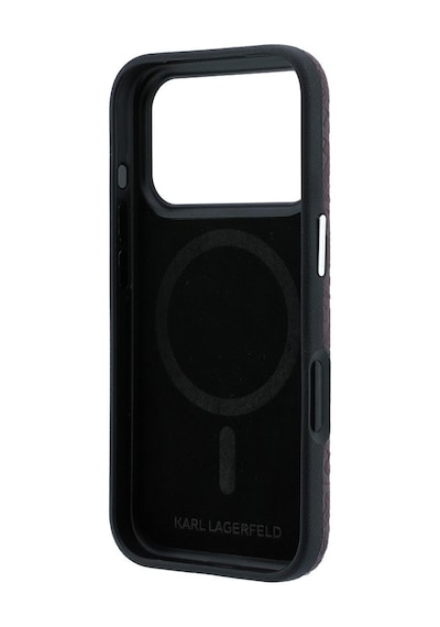 Apple Uyumlu iPhone 18 Pro Max Uyumlu Kılıf Karl Lagerfeld Lisanslı Damgalı Metal Yazı Logolu Grained Kapak Bordo Apple Uyumlu iPhone 18 Pro Max Uyumlu Kılıf Karl Lagerfeld Lisanslı Damgalı Metal Yazı Logolu Grained Kapak Bordo