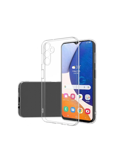 Samsung Uyumlu Galaxy A14 Kılıf Zore Süper Silikon Kapak Renksiz
