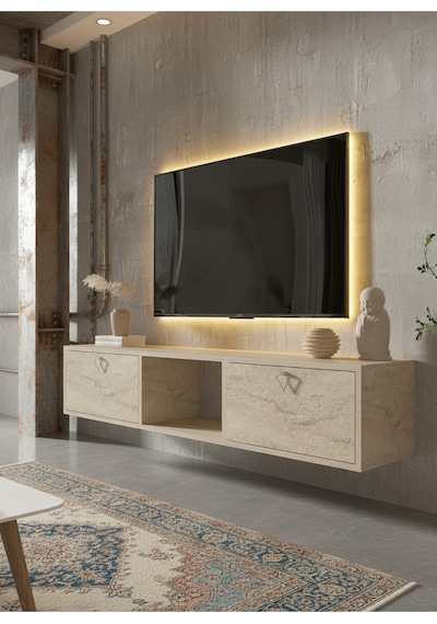 Resital Tv Ünitesi S1832-8 Traverten Traverten