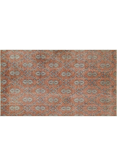 Klasik Modern Vintage Eskitme El Dokuma Halı 114 X 200 Cm 9189