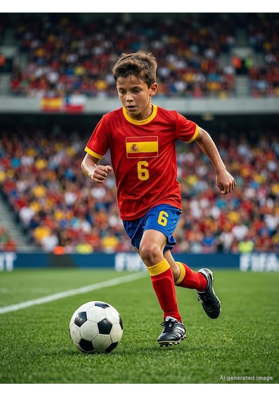Civil Boys Spain Baskılı 2'li 10-13 Yaş Takım - Pamuk Forma - Kırmızı Civil Boys Spain Baskılı 2'li 10-13 Yaş Takım - Pamuk Forma - Kırmızı