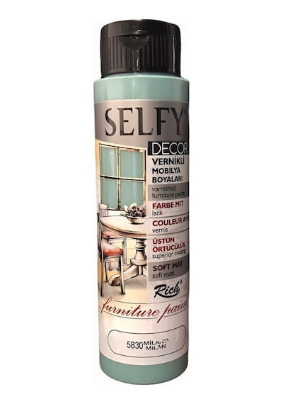 Rich Selfy Decor Vernikli Mobilya Boyası 500Cc N:5830 Milano