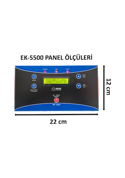 EK-5500 STOKERLİ KAZAN KONTROL PANELİ (PANOSUZ)