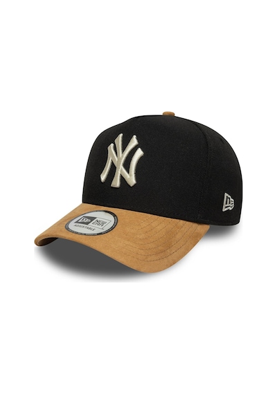 New Era New York Yankees Mlb Süet Vizör Siyah 9fprty Unisex E-çerçeve Ayarlanabilir Şapka-11607 Siyah