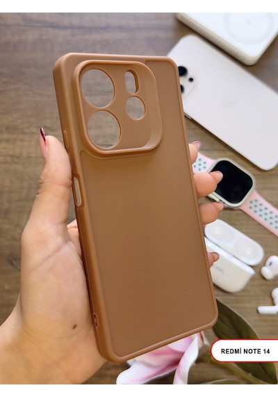 Redmi Note 14 4g / 5g Uyumlu Kamera Korumalı Darbeye Dayanıklı Renk Atmayan Keep Silikon Kılıf Kahverengi Redmi Note 14 4g / 5g Uyumlu Kamera Korumalı Darbeye Dayanıklı Renk Atmayan Keep Silikon Kılıf Kahverengi