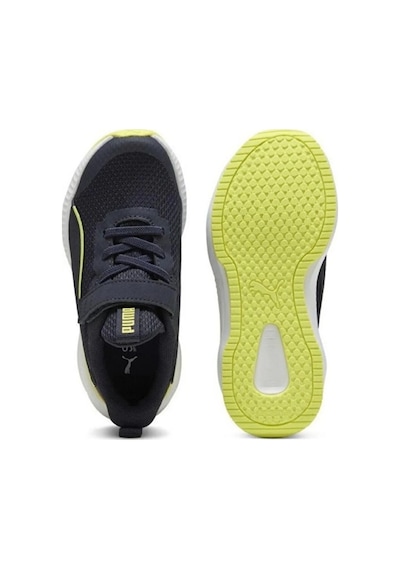 Puma 40152702 Flyer 3 Ac+ Ps Navy Lemon Çocuk Spor Ayakkabı Lacivert