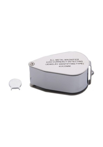 Mücevher,kuyumcu,tekstilciler,para Kontrol, Için Özel Kutulu Metal Işıklı Lup 40x25