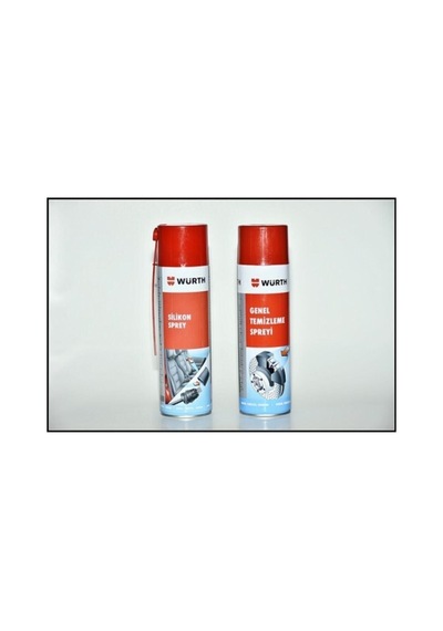 Genel Temizleyici 500 Ml + Würth Silikon Sprey 500 Ml 2'li Set