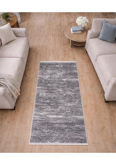 Merinos Vista 76587-098 Özel Kesme Halı Gri-antrasit Çok Renkli