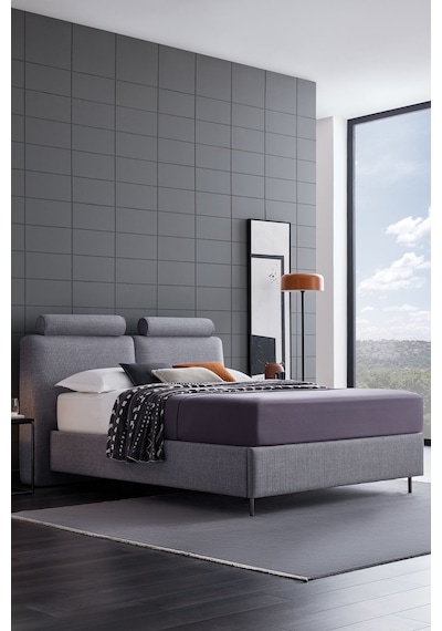 Yataş Barte Prestige Prime Baza, Başlık 2'li Set - Gri - 140x190 Cm