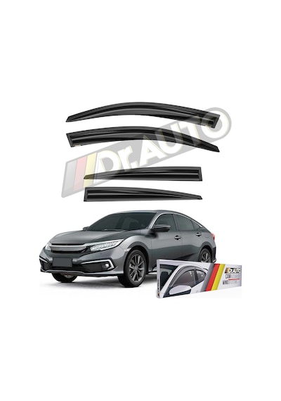Honda Civic Fc5 2016-2022 Arası Cam Rüzgarlığı 4lü