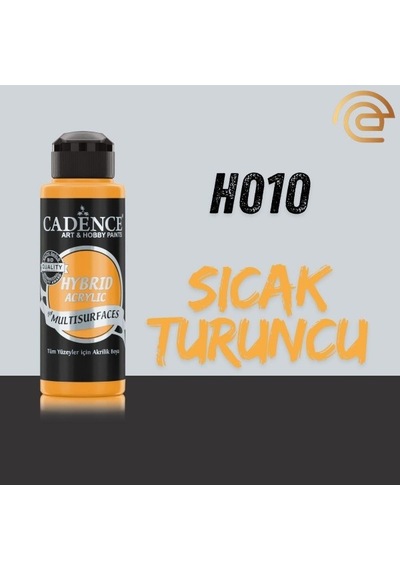 Cadence Hybrid Multisurface Akrilik Boya 120 Ml H010 Sıcak Turuncu