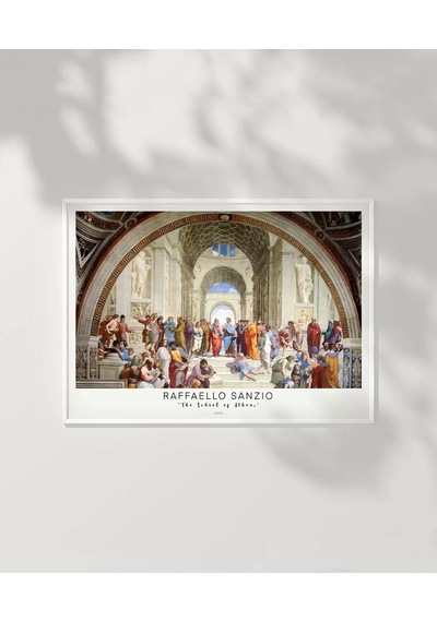 Çerçevesiz Poster Raffaello Sanzio Atina Okulu