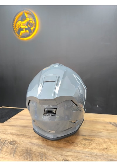 Origine Ece R22.06 Sertifikalı Racing Motosiklet Kaskı Beyaz - Gümüş