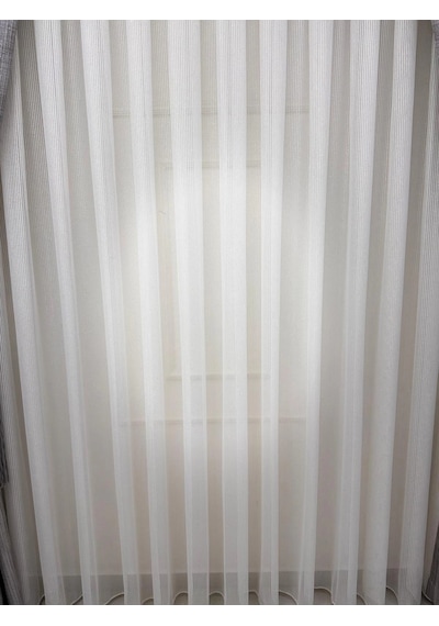 Nivemeshome Simla Gold Işıltılı 1/3 Sık Pileli Tül Perde Apm Gold