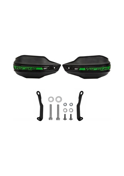 Gp Kompozit Kawasaki Versys 650 2015-2025 Uyumlu Plastik Elcik Koruma Siyah