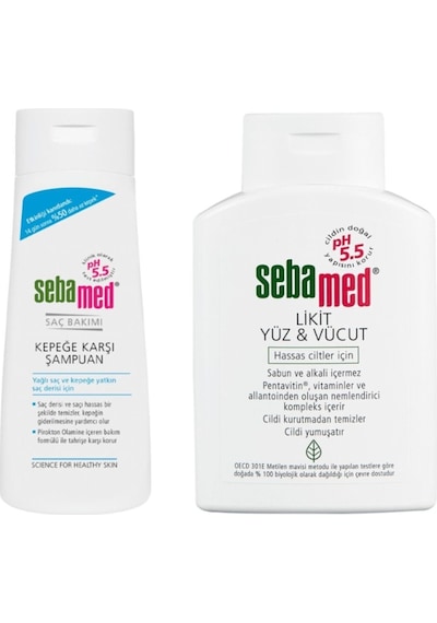 Kepeğe Karşı Etkili Şampuan & Yüz Ve Vücut Temizleyici Likit 200 Ml