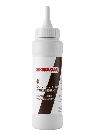 Şeker & Sugar Kahve Sıvı Gıda Boyası Renklendirici 250 Ml