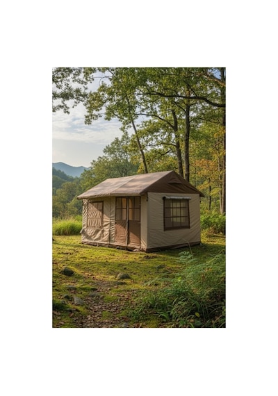 10-12 Kişilik Oxford Kumaş Şişme Çadır 350x350x250cm Su Geçirmez Pu3000+mm Çok Renkli