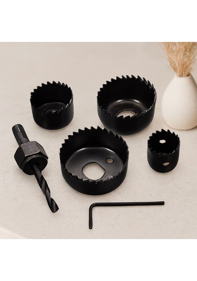 Buat Delik Açma Seti 6'lı 32-38-44-54 Mm 3/8'' Hex