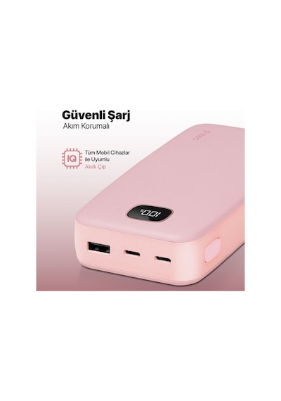 Ttec 2BB211TP Lcd 20.000 MAh Powerbank