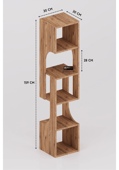 Reyo Falez Kitaplık Ahşap Dekoratif Raf 5 Katlı Modern Çok Amaçlı Kitaplık Salon Ofis Kitaplığı - Atlantik Çam 7066 Reyo Falez Kitaplık Ahşap Dekoratif Raf 5 Katlı Modern Çok Amaçlı Kitaplık Salon Ofis Kitaplığı - Atlantik Çam 7066