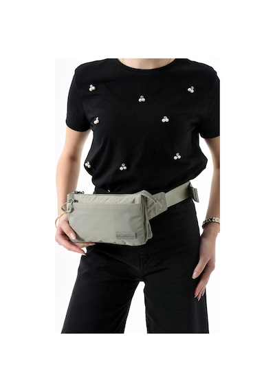 571 Collections Çok Cepli Bel Çantası Unisex Vizon Model: 571-13-9r Vizon