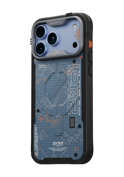 Apple Uyumlu iPhone 18 Pro Max Uyumlu Kılıf M-safe Şarj Özellikli Airbag Tasarımlı Skinarma Vigor Xe Kapak Mavi