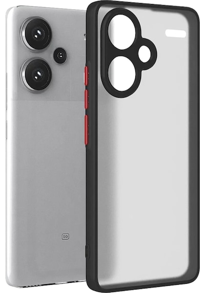 Newface Xiaomi Redmi Note 13 Pro Plus Kılıf Montreal Silikon Kapak - Siyah Resimdeki