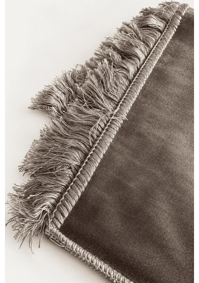 Düz Velur Kadife Seccade 70x110 Cm Antrasit