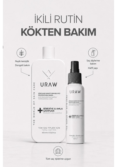 Biberiye & Amla Saç Seti Güçlendirici & Yenileyici Bakım