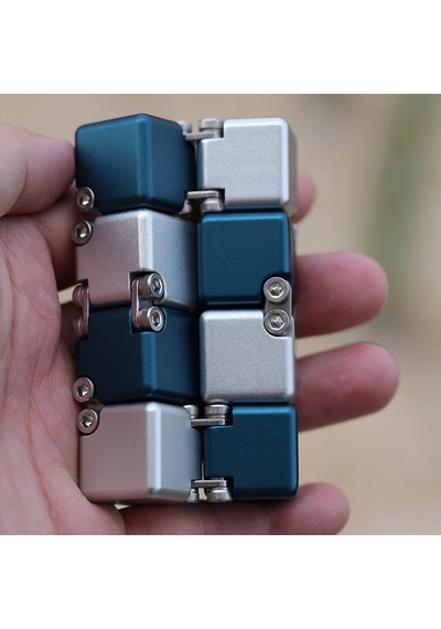 Yeni Nesil Stres Küpü Edc Alman Infinity Cube Alüminyum Alaşım Sonsuz Magic Cube