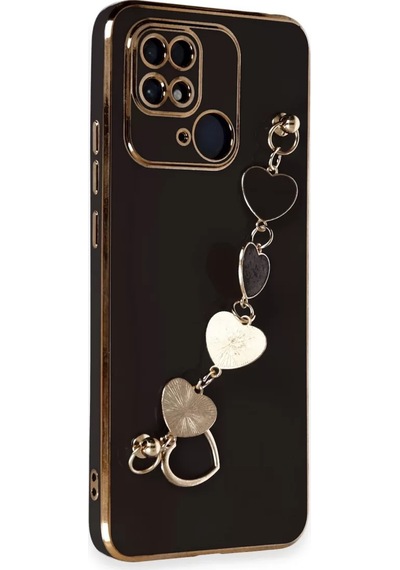 Newface Xiaomi Redmi 10c Kılıf Esila Silikon - Siyah
