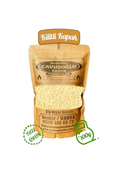 Bozkırlı Çavuşoğlu Kavrulmamış Çiğ Beyaz Susam 100 G