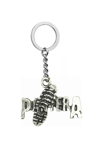 Pantera Anahtarlık Rock Metal Grup Tasarımı, Metal Malzeme, Unisex Aksesuar