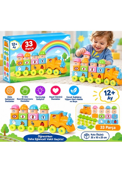 Northcity 03 228 Nessiworld İlk Trenim 33 Parça Bx Standart