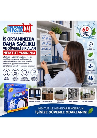 Tr Nem Alıcı Rutubet Giderici Koku Giderici Küf Ve Korozyon Önleyici 2 Kg 2 Kutu 4 Paket Diğer