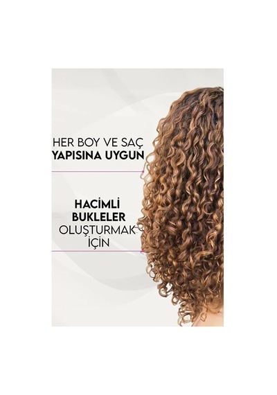 Premium Evde Bakım Tarz Yarat Saç Şekli Bigudiseti Isı Kullanmadan 6'lı Bigudi Seti