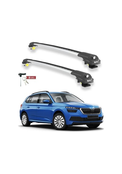 Turtle Skoda Kamiq 2019-2025 Ara Atkı Air1 Gri