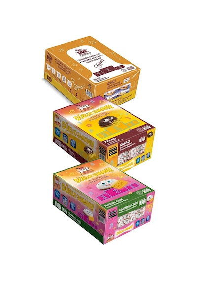 Eti Puf Kakao + Renkli + Hindistan Cevizli 3 x 48'li
