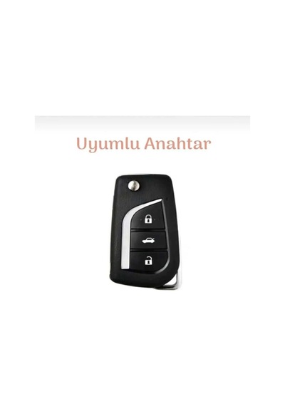 Gma Keys Toyota Corolla Auris Yaris Verso Avensis Aygo Hilüx Nano Anahtar Koruma Kılıfı Beyaz Gümüş Renk