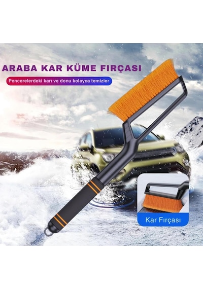 Coofbe Quick Clean 82cm Uzatılabilir 2in1 Araç Kar Fırçası Ve Buz Kazıyıcı Oto Kar Kazıyıcı Aparat Diğer