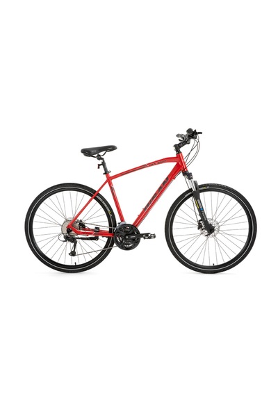 Bisan Trx 8500 Trekking Bisikleti 50cm Hd 28" 27vites Mat Kırmızı Kırmızı - Siyah