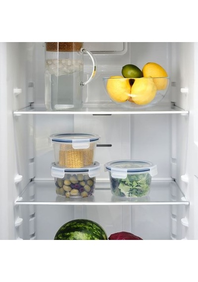 Ikea 365+ Plastik Saklama Kabı Seti, Şeffaf, 750 Ml, 3 Parça