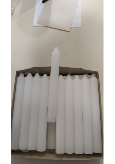 Bakkal Mumu Mum Büyük Boy Antik - Beyaz