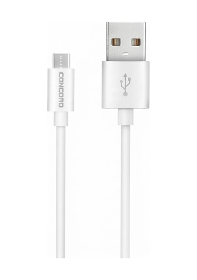 Concord C-321 2.1a 100cm Micro Usb Data Ve Şarj Kablosu - Beyaz