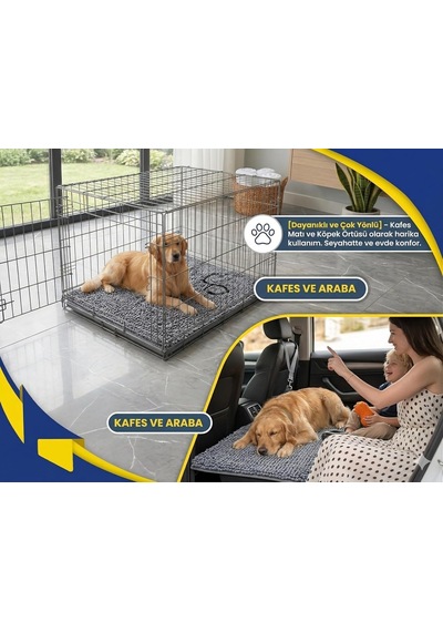 Süper Emici Mikrofiber Köpek Kapı Paspası, Yıkanabilir Şönil Evcil Hayvan Halısı, Hızlı Kuruyan Giriş Paspas