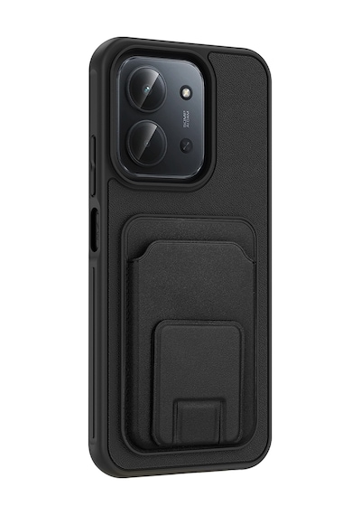 Xiaomi Redmi 15c Kılıf Kartlıklı Tpu Zore Bikart Kapak Siyah